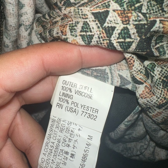 Zara Multi Color Dress in the Size M - Picture 7 of 7